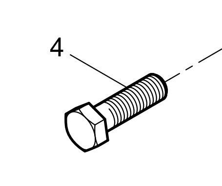 90003800619 Hexagon Head Bolt Baudouin High Quality OEM
