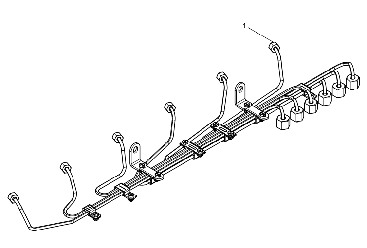612630080181 High-pressure Fuel Pipe Assembly Baudouin High Quality OEM