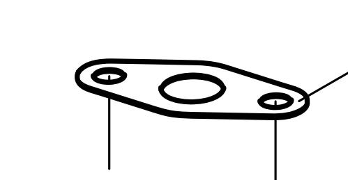 612600115353 Turbocharger Oil Pipe Gasket Baudouin High Quality OEM