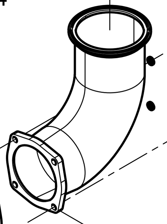 1000082877 Intercool Pipe Assembly Baudouin High Quality OEM