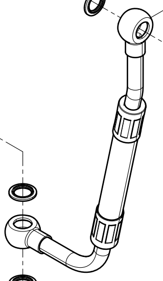 331004000322 Pre-luburicationg Pump Oil Pipe Baudouin High Quality OEM