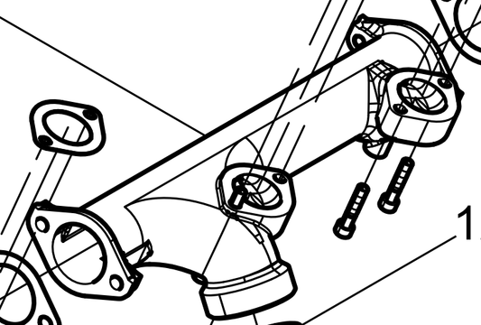 15034121L Water Pipe Baudouin High Quality OEM
