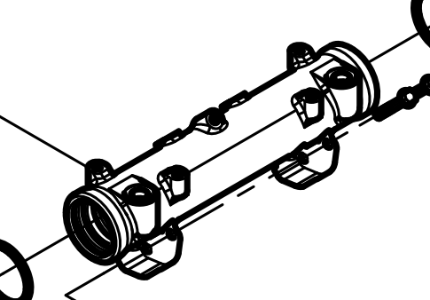 1001425982 Water-outlet Pipe Baudouin High Quality OEM