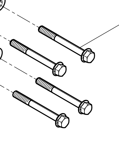 612639000078S Hexagon Head Bolt Baudouin High Quality OEM