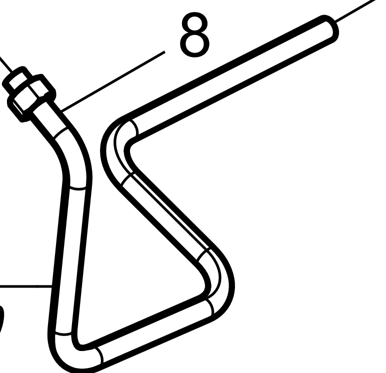 330210000135 Turbocharger Oil Pipe Assembly Baudouin High Quality OEM