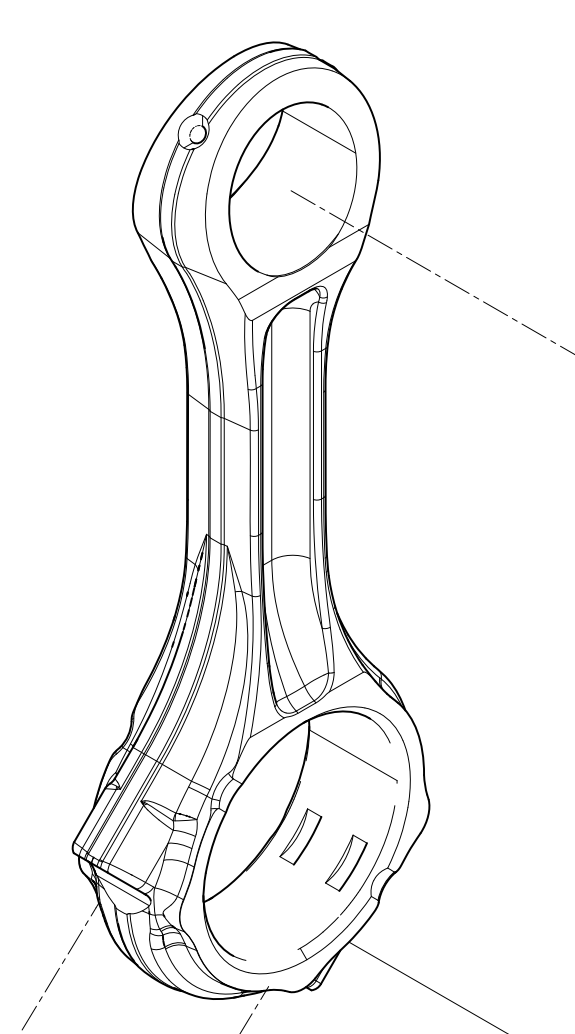612640020021 Connecting Rod Baudouin High Quality OEM