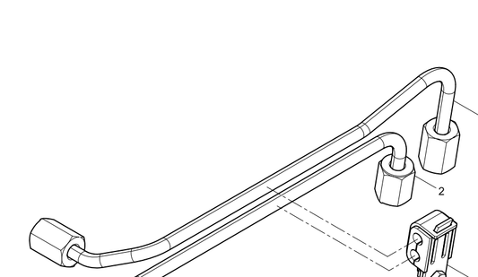 1000101757 High-pressure Fuel Pipe Assembly Baudouin High Quality OEM