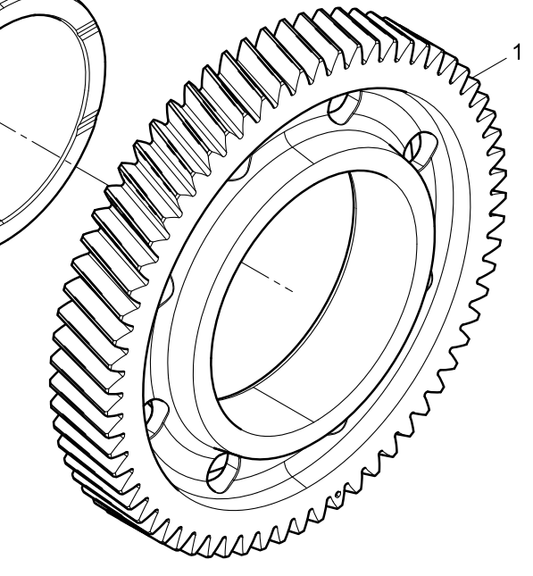 612630030017 Big Idler Gear Baudouin High Quality OEM