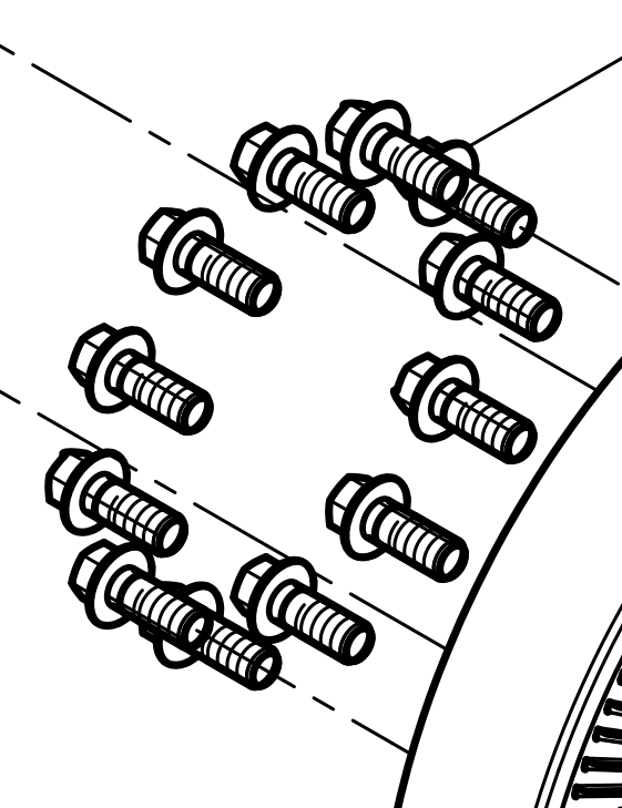 330202000170 Hexagon Flange Bolt Baudouin High Quality OEM