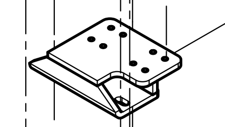 330205000247 High-pressure Fuel Pipe Bracket Baudouin High Quality OEM