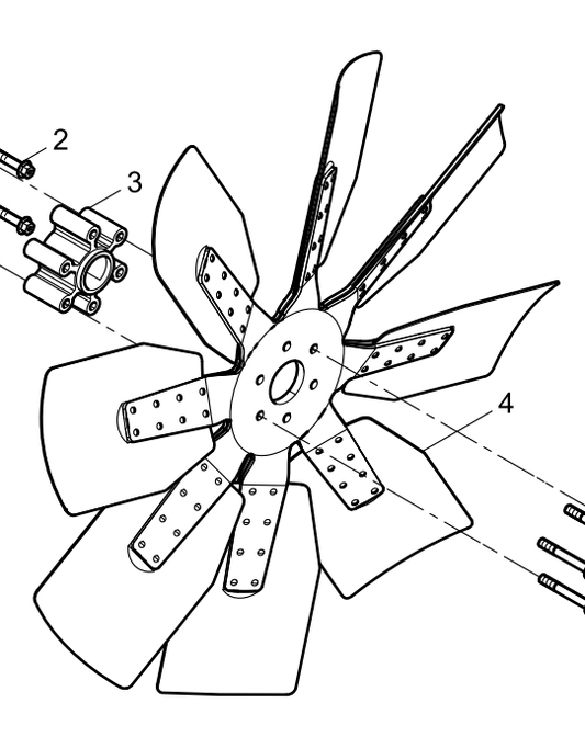 330225000070 Fan Baudouin High Quality OEM
