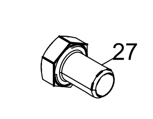90011350039 Hexagon Head Bolt Baudouin High Quality OEM