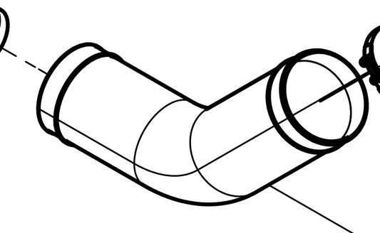 331008000488 Compressor Air Pipe Baudouin High Quality OEM