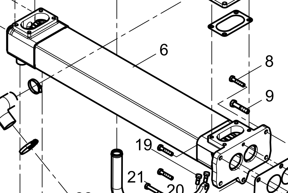 616053000007 Expansion Joint Baudouin High Quality OEM
