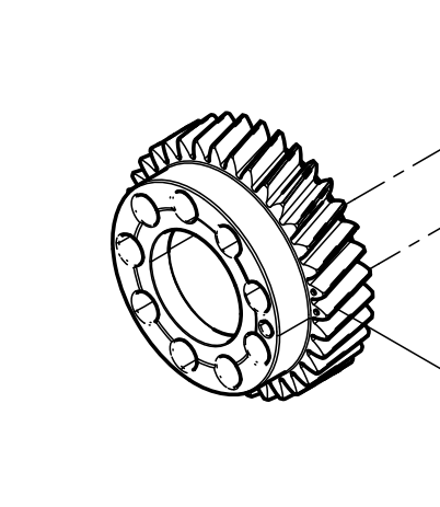 612630020006 Crankshaft Timing Gear Baudouin High Quality OEM