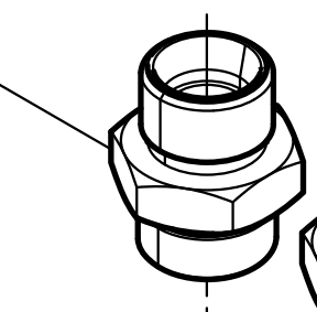 1002030058 Ferrule Straight Thread Elbow-body Baudouin High Quality OEM