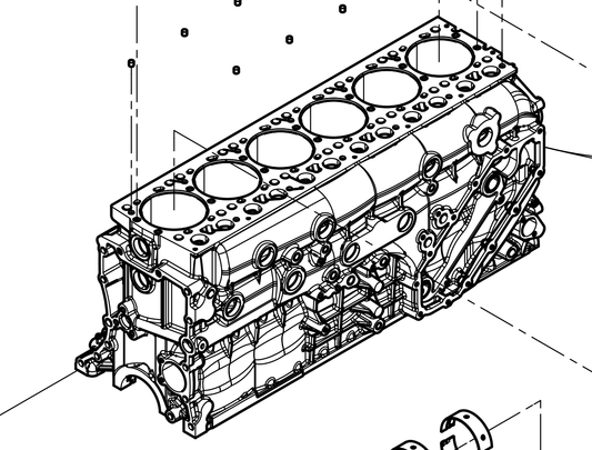 1000498656 crankcase assembly Baudouin High Quality OEM