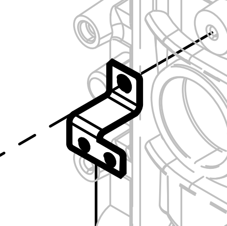 1003355858 Harness Bracket Baudouin High Quality OEM
