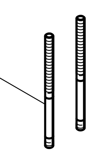 1003243435S Secondary Blots of Cylinder Head Baudouin High Quality OEM