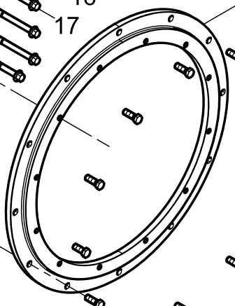331001000207 Flywheel Housing Coupling Ring Baudouin High Quality OEM