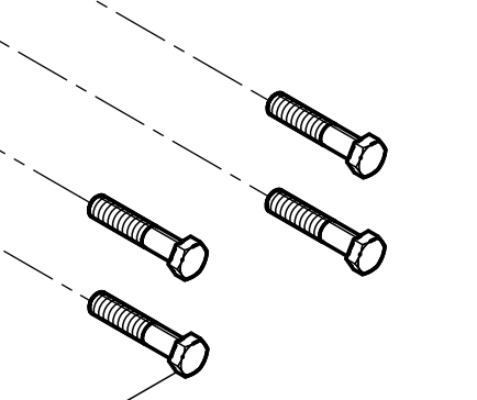 90011350069 Hexagon Head Bolt Baudouin High Quality OEM