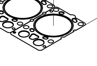 612700040018 Cylinder Head Gasket Baudouin High Quality OEM