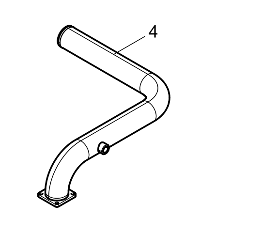 1000953088 Water Pump Water Pipe Assembly Baudouin High Quality OEM