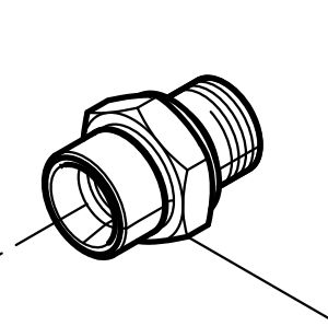 1000879941S Ferrule Straight Thread Elbow-body Baudouin High Quality OEM