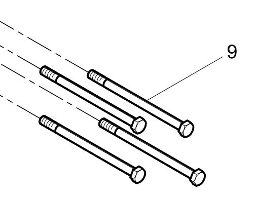 612639000100 Hexagon Head Bolt Baudouin High Quality OEM