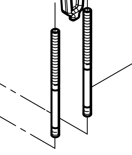 1003314748S Secondary Blots of Cylinder Head Baudouin High Quality OEM