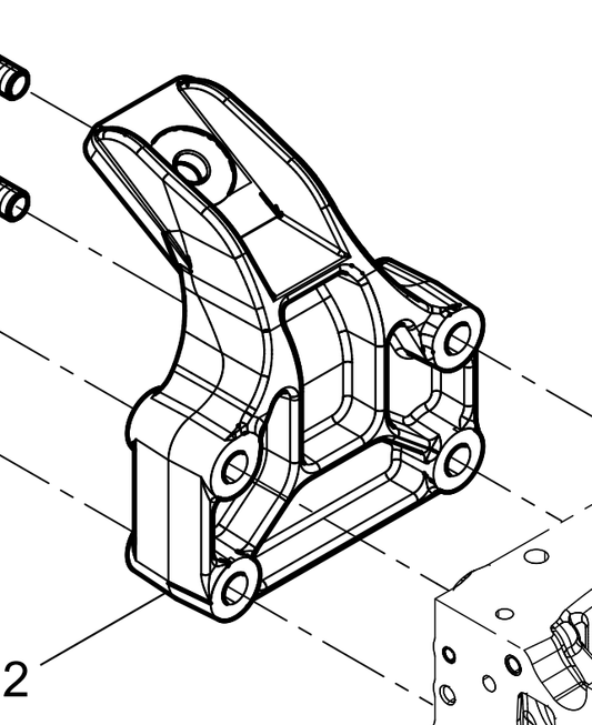 612630060441 Engine Bracket Baudouin High Quality OEM