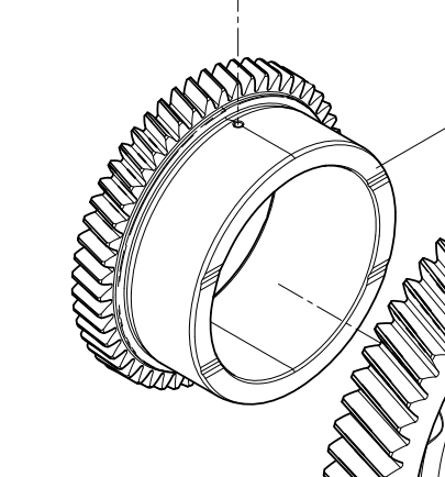 612700030013 Small Idler Gear Baudouin High Quality OEM