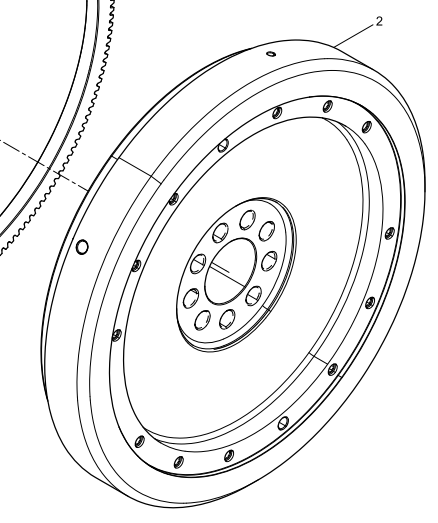 331002000156 Flywheel Baudouin High Quality OEM
