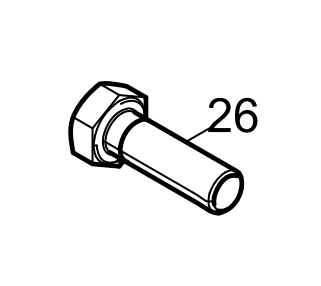 90011270062 Hexagon Head Bolt Baudouin High Quality OEM