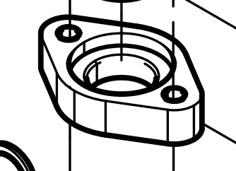 1000126238 Flange Baudouin High Quality OEM