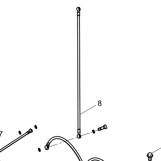 1001975334 Fuel Return Pipe Assembly Baudouin High Quality OEM