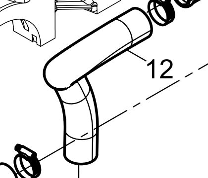 612630060761 Air Connecting Rubber Pipe Baudouin High Quality OEM