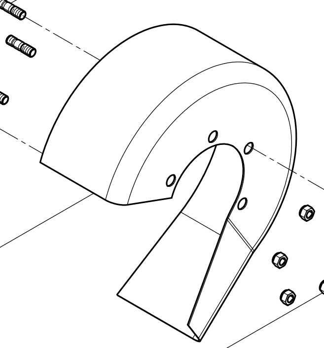 1004432837 Turbocharger Shield Baudouin High Quality OEM