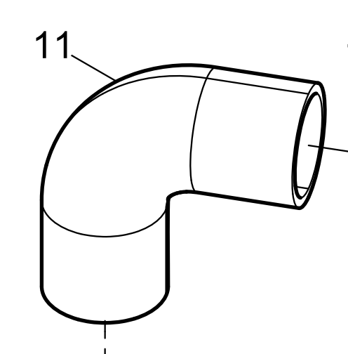 331003000160 Coolant Connecting Rubber Pipe Baudouin High Quality OEM