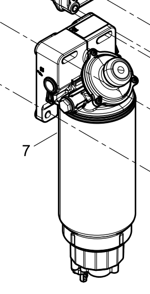 1001242120 Fuel Coarse Filter Baudouin High Quality OEM