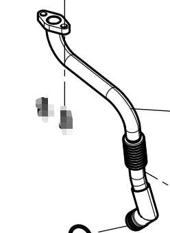 1003024572 Turbocharger Oil Pipe Assembly Baudouin High Quality OEM