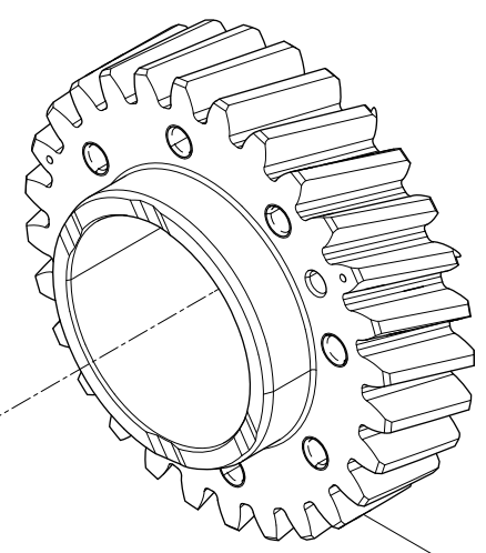 331002000078 Small Idler Gear Baudouin High Quality OEM