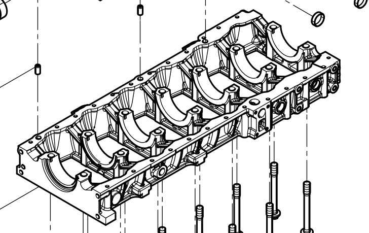 612700010003 Crankcase Baudouin High Quality OEM
