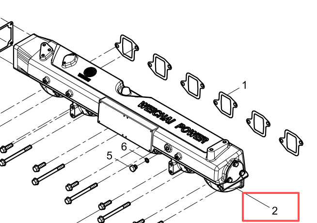 612630120239 Intake Manifold Assembly Baudouin High Quality OEM