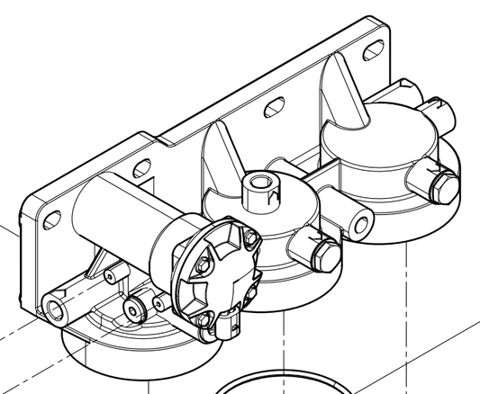1000728430 Electrical Fuel Supply Pump Assembly Baudouin High Quality OEM