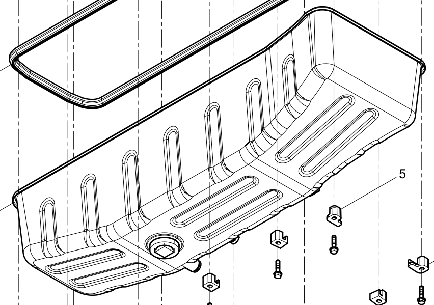1000137514 Oil Pan Assembly Baudouin High Quality OEM