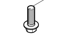 90011430017 Hexagon Flange with Tooth Bolt Baudouin High Quality OEM