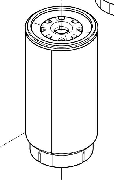 330205000728 Fuel Filter Element Baudouin High Quality OEM