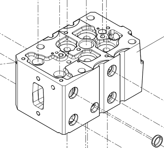 612630040019 Cylinder Head Baudouin High Quality OEM