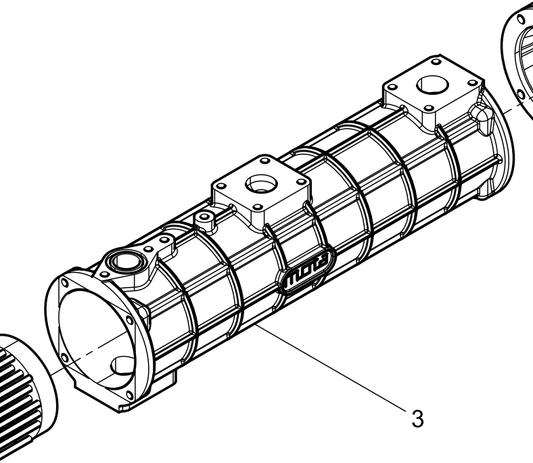 15049030R Oil Cooler Cap Baudouin High Quality OEM